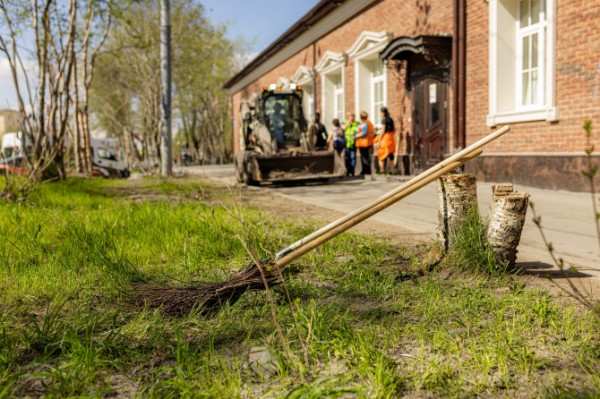 В Мурманске перенесли общегородской субботник