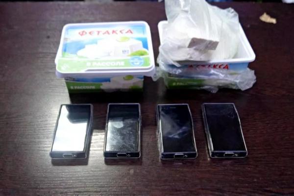 Заключённым колонии в Мурманске попытались передать спрятанные в сыре телефоны