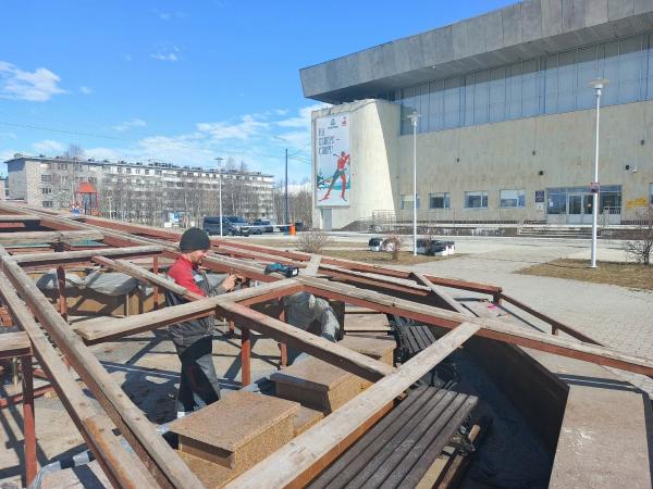 В Апатитах Мурманской области летом запустят фонтан