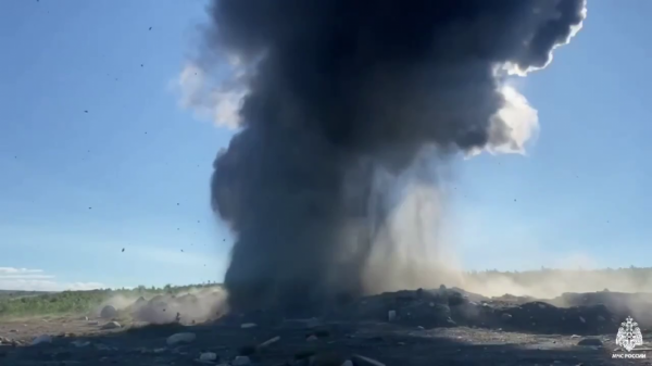 Под Мурманском обнаружили опасный боеприпас времен войны